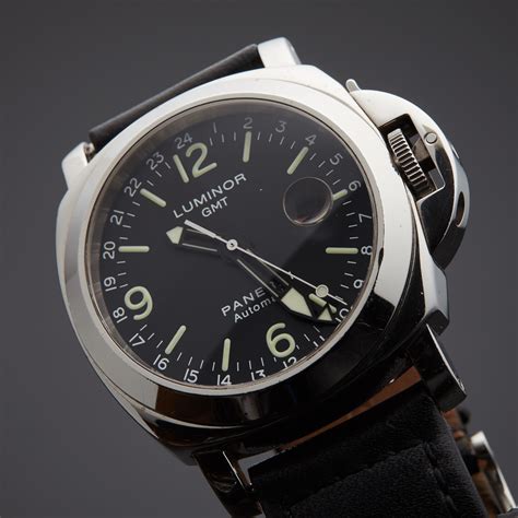 luminor panerai gmt blue|officine Panerai Luminor gmt automatic.